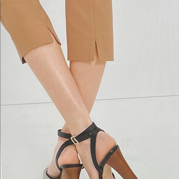 NWT WHBM The Slim  Crop Pant Size 2 Tan - Picture 3 of 15